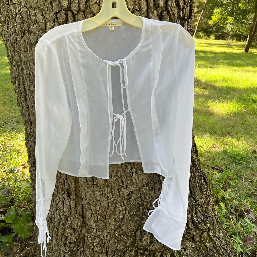 Etclet Front Tie Blouse in size S